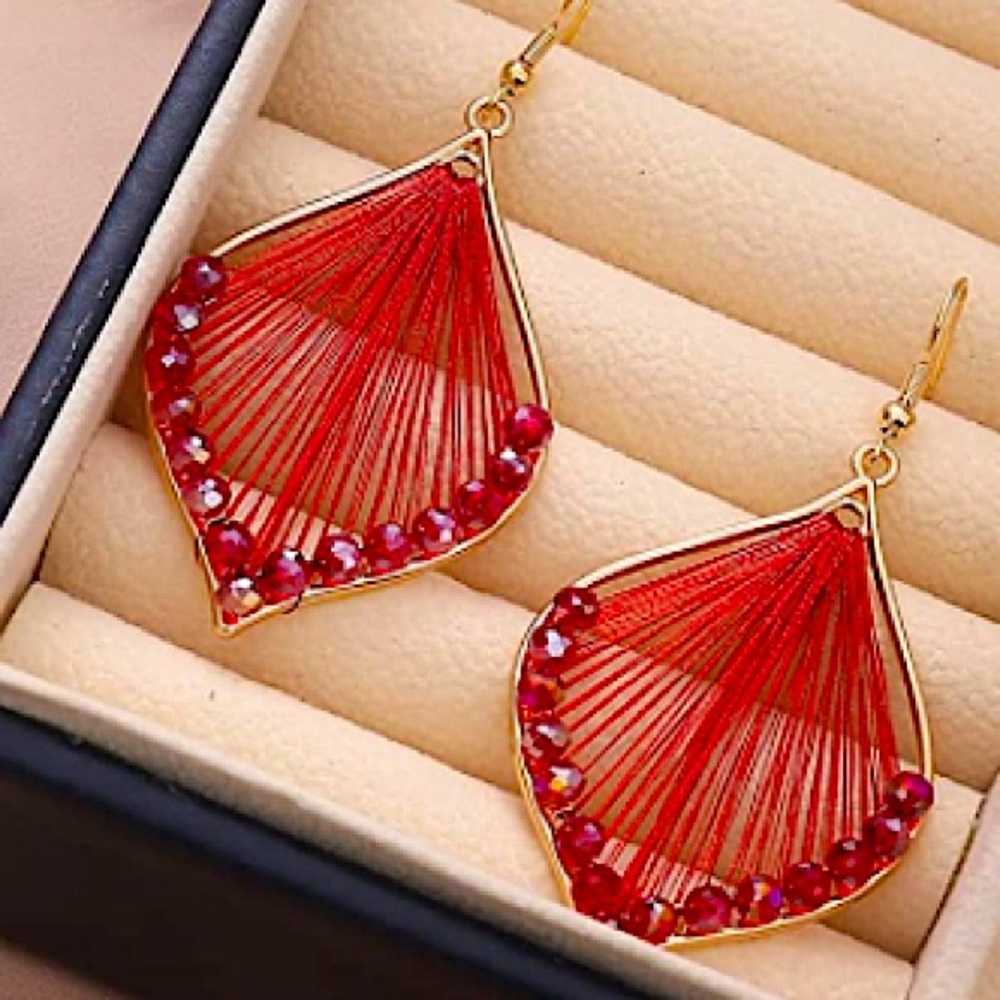 ✨3 for$33✨ NWT Bohemian Woven Earrings ✨Hand Crafted ✨Artisan✨